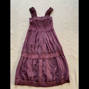 Women’s silk dress from Anthropologie